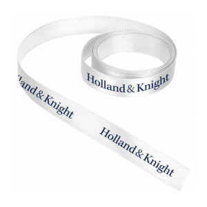 HK Printed 5/8" Soft Polyester Satin Ribbon