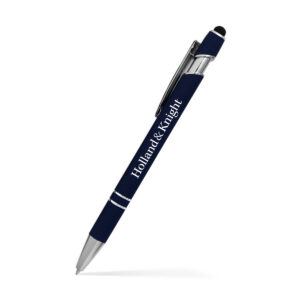 Alexandria Stylus Satin Soft Touch  Click Metal Pen